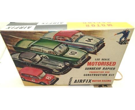 Vintage slot car, Airfix kit Sunbeam Rapier, built and in original box. P&amp;P Group 1 (£14+VAT for the first lot and £1+VAT