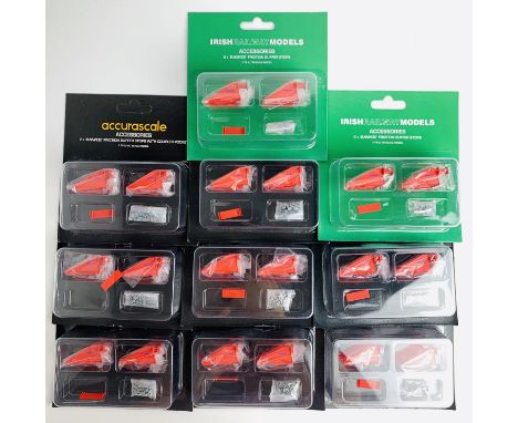 10x Packs of Accurascale OO Gauge Buffer Stops - All Sealed Packets - New Ex Shop Stock. P&amp;P Group 2 (£18+VAT for the fir
