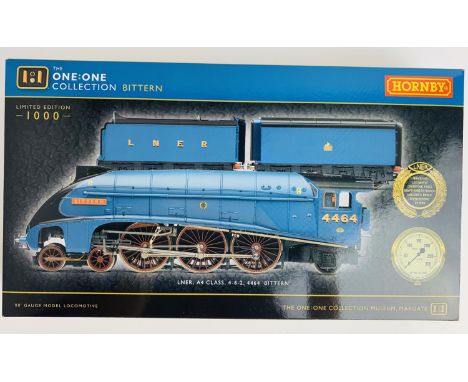 Hornby OO Gauge R3771 LNER A4 Class 'Bittern' Twin Tender One:One Collection Limited Edition Set - Boxed. P&amp;P Group 2 (£1