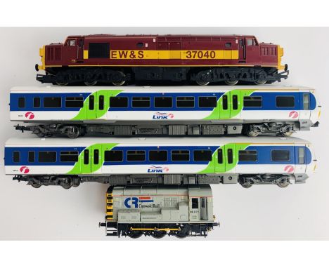 Bachmann OO Gauge Class 08 'Cotswold Rail', Hornby EWS Class 37 040, Bachmann Class 166 Link DMU (Lacking Motorised Centre Ca