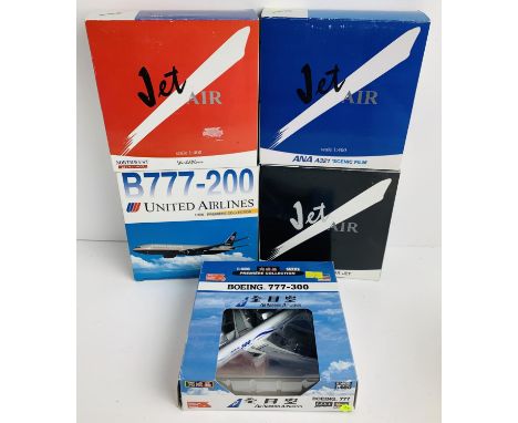 5x 1:400 Scale Airliner Model Aircraft - All Boxed. P&amp;P Group 3 (£25+VAT for the first lot and £5+VAT for subsequent lots