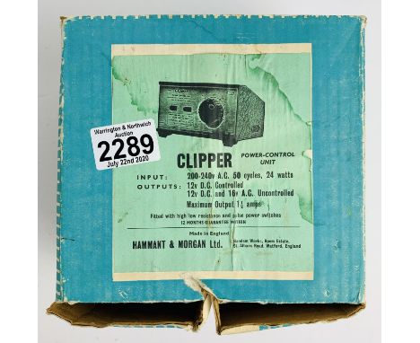 Hammant &amp; Morgan Clipper Power Controller / Transformer - Boxed. P&amp;P Group 3 (£25+VAT for the first lot and £5+VAT fo