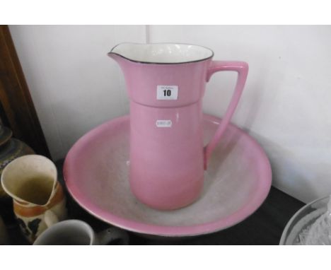 A JUG AND BASIN SET