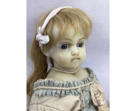 *** to be sold on December Fine doll sale &pound;200-&pound;300***


Antique &nbsp;English Lucy19thC &nbsp;peck doll, wax c 1