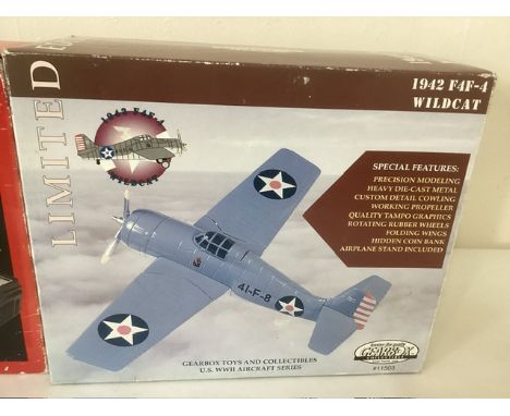 Vintage toys ; to include a 1942 Wildcat aircraft and a Max Pro digital proportional Radio control system in box (2)