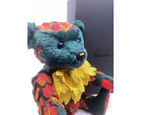Steiff Rare Papageno  teddy bear, boxed 420887 musical wind working teddy bear, as sold-wonderfully working detailed teddy be