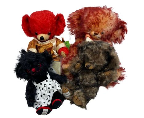 Four Merrythought 'Cheeky' bears to include: a Centenary Alfonzo Cheeky 37 of 250 Teddy Bears of Witney exclusive crafted fro