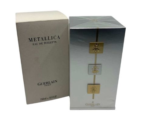 Boxed and sealed Guerlain 2000 Metallica 'Metallys' 250ml EDT. A spicy oriental fragrance blended by Jean Paul Guerlain with 