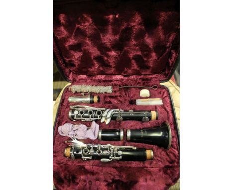 A cased clarinet by Rosehill 