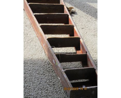 NINE RUNG STEP LADDER, 210CM