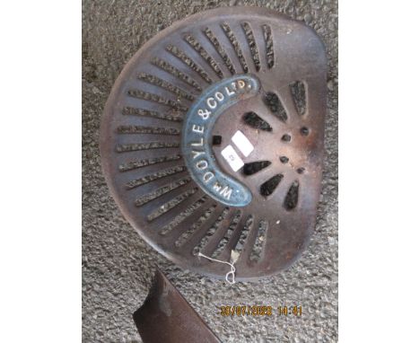 WM. DOYLE &amp; CO LTD TRACTOR SEAT