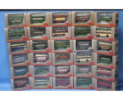 THIRTY BOXED EXCLUSIVE FIRST EDITION BUSES AND COACHES, 1: 76 SCALE.