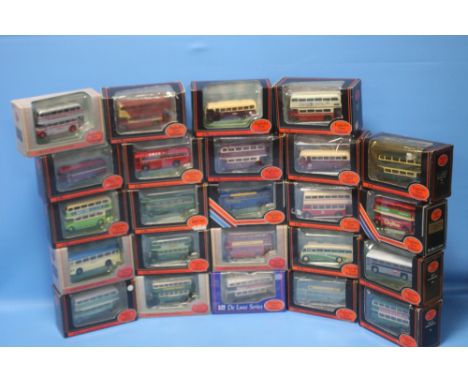 TWENTY FOUR BOXED EXCLUSIVE FIRST EDITION BUSES AND COACHES, 1:76 Scale.