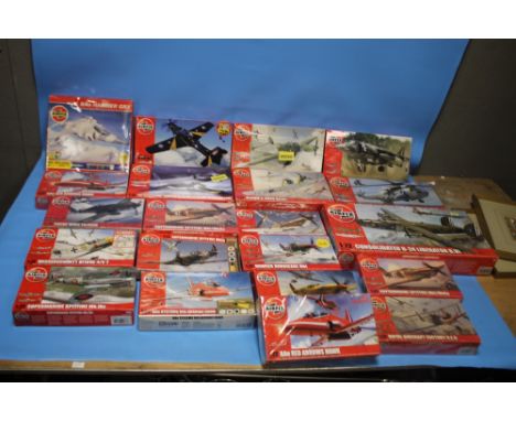 AIRFIX AEROPLANE MODEL KITS 1:72 to include skill level 1 BAe Red Arrows Hawk x 2, BAe Systems Red Arrows Hawk, Messerschmitt