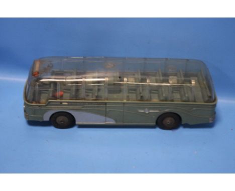 A LARGE VINTAGE METTOY PLASTIC COACH