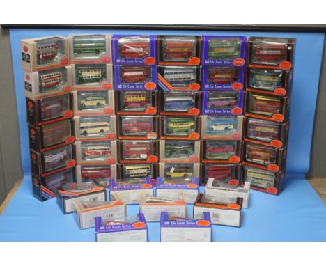 FORTY FIVE BOXED EXCLUSIVE FIRST EDITION BUSES AND COACHES, to include rare North Weald Bus Rally 2003, 23315B, 1: 76 Scale.