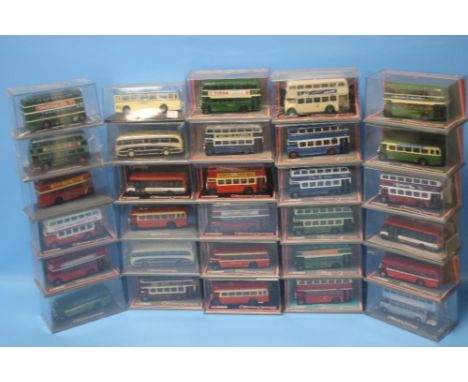 TWENTY FOUR BOXED CORGI OMNIBUSES, Some still factory sealed, 1.76 Scale.