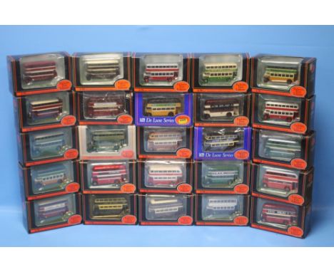 TWENTY FIVE BOXED EXCLUSIVE FIRST EDITION COACHES AND BUSES, Scale 1:76.