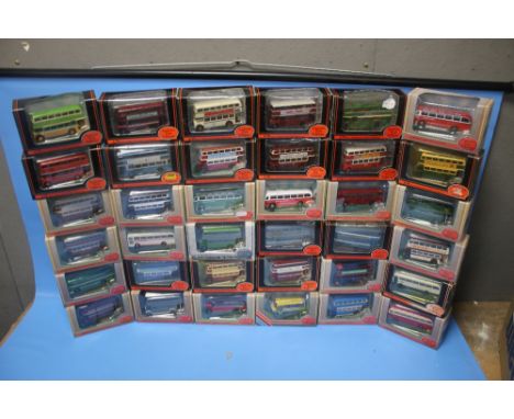 THIRTY SIX BOXED EXCLUSIVE FIRST EDITION BUSES AND COACHES, 1:76 Scale.