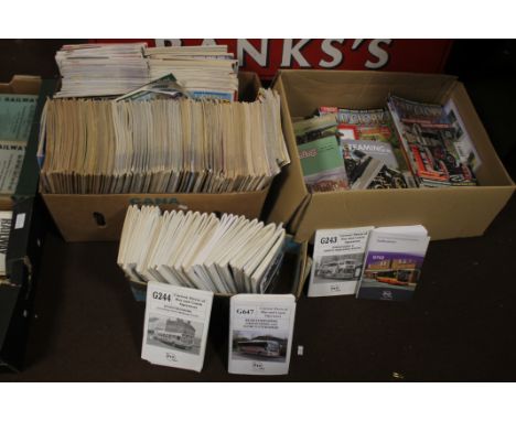 BUS AND TRACTION ENGINE INTEREST MAGAZINES to include "Current Fleets of Bus and Coach Operators", the years 2000 - 2018 (all