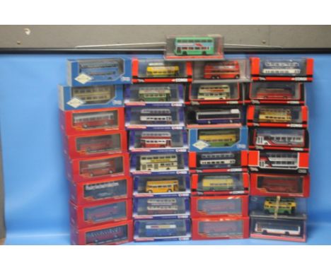 THIRTY THREE BOXED CORGI OMNIBUSES, 1: 76 SCALE.