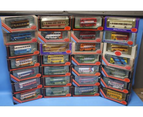 TWENTY EIGHT BOXED EXCLUSIVE FIRST EDITION BUSES AND COACHES, 1: 76 SCALE.