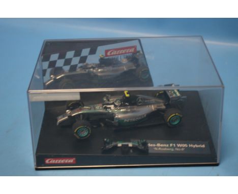 A BOXED CARRERA MERCEDES BENZ F1 WO5 HYBRID "N. ROSBERG No. 6"