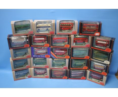 TWENTY FOUR BOXED EXCLUSIVE FIRST EDITION 1: 76 SCALE DIE CAST BUSES AND COACHES INCLUDING LIMITED EDITION EXAMPLES