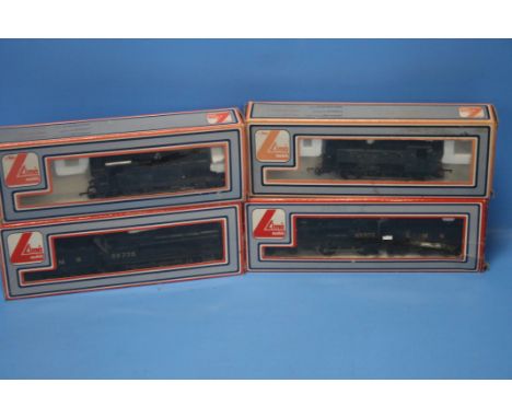 FOUR BOXED LIMA 00 GAUGE STEAM LOCOMOTIVES GEORGE 5TH 4-4-0 25373 LMS, GWR 5574 2-6-2, PRINCE OF WALES 4-6-0 25775, GWR 9400 