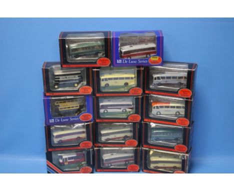 FOURTEEN BOXED EXCLUSIVE FIRST EDITION BUSES AND COACHES, 1.76 Scale.