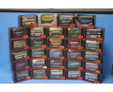 TWENTY NNE BOXED EXCLUSIVE FIRST EDITION BUSES AND COACHES, 1:76 Scale.