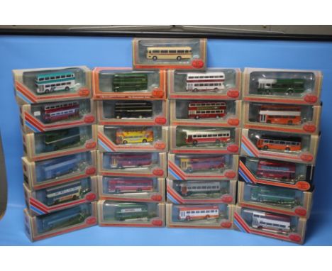 TWENTY FIVE BOXED EXCLUSIVE FIRST EDITION COACHES AND BUSES, 1:76 Scale.