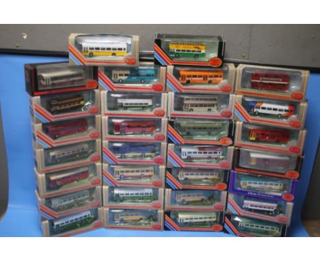 THIRTY BOXED EXCLUSIVE FIRST EDITION BUSES AND COACHES, 1:76Scale.