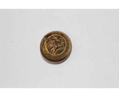 A World War One British Army button converted into a pin back sweetheart containing a photo of wife/girlfriend 