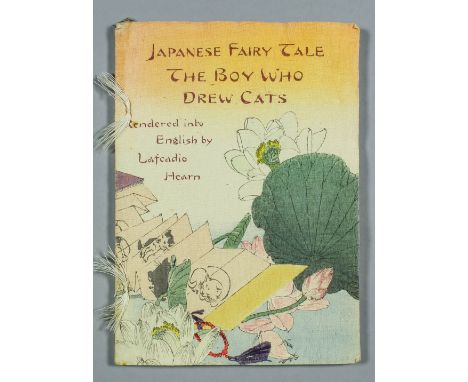 Translated by Lascadio Hearn - "Japanese Fairy Tale - The Boy Who Drew Cats" published by T. Hasegawa, Tokyo (one cloth volum