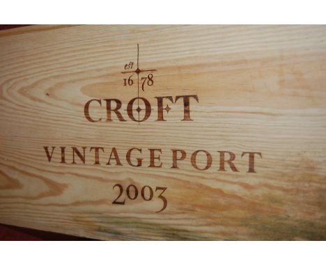Croft 2003 vintage Port, twelve bottles (OWC)