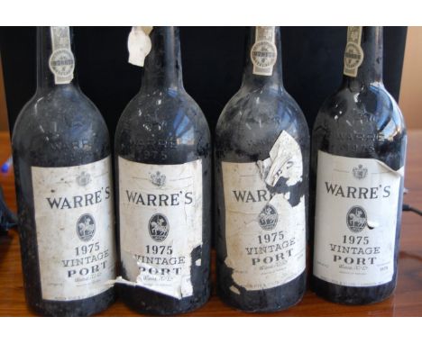 Warre's 1975 Vintage Port, four bottles