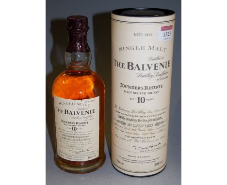 The Balvenie Founders Reserve aged 10 years malt Scotch Whisky, 70cl, 40%, in carton, one bottle