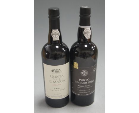 Ramos Pinto Vintage Port 1983 , one bottle; and Quinta Vale d.Maria Vintage Port 2001, one bottle (2)