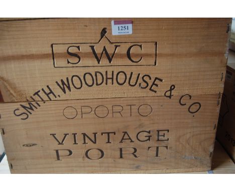 Smith Woodhouse &amp; Co 1975 vintage Port , twelve bottles (OWC)