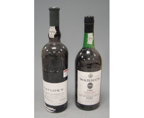 Warre's 1984 bottle matured LBV Port , one bottle; and Taylor's Quinta de Vargellas vintage Port, 1996, one bottle (2)