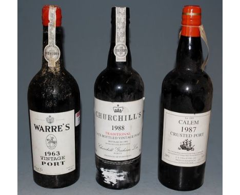 Warre's 1963 Vintage Port, one bottle