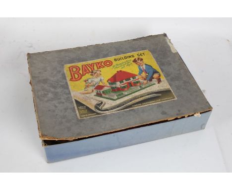 Bayko Building Set, housed in original box, (not complete)