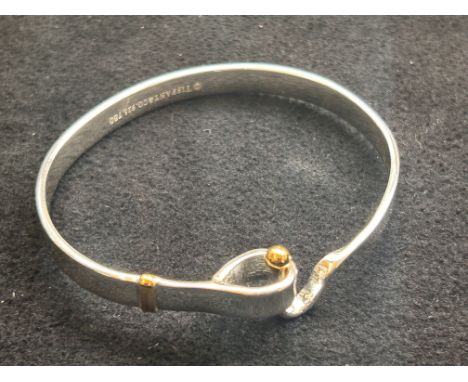 Tiffany style bangle silver 