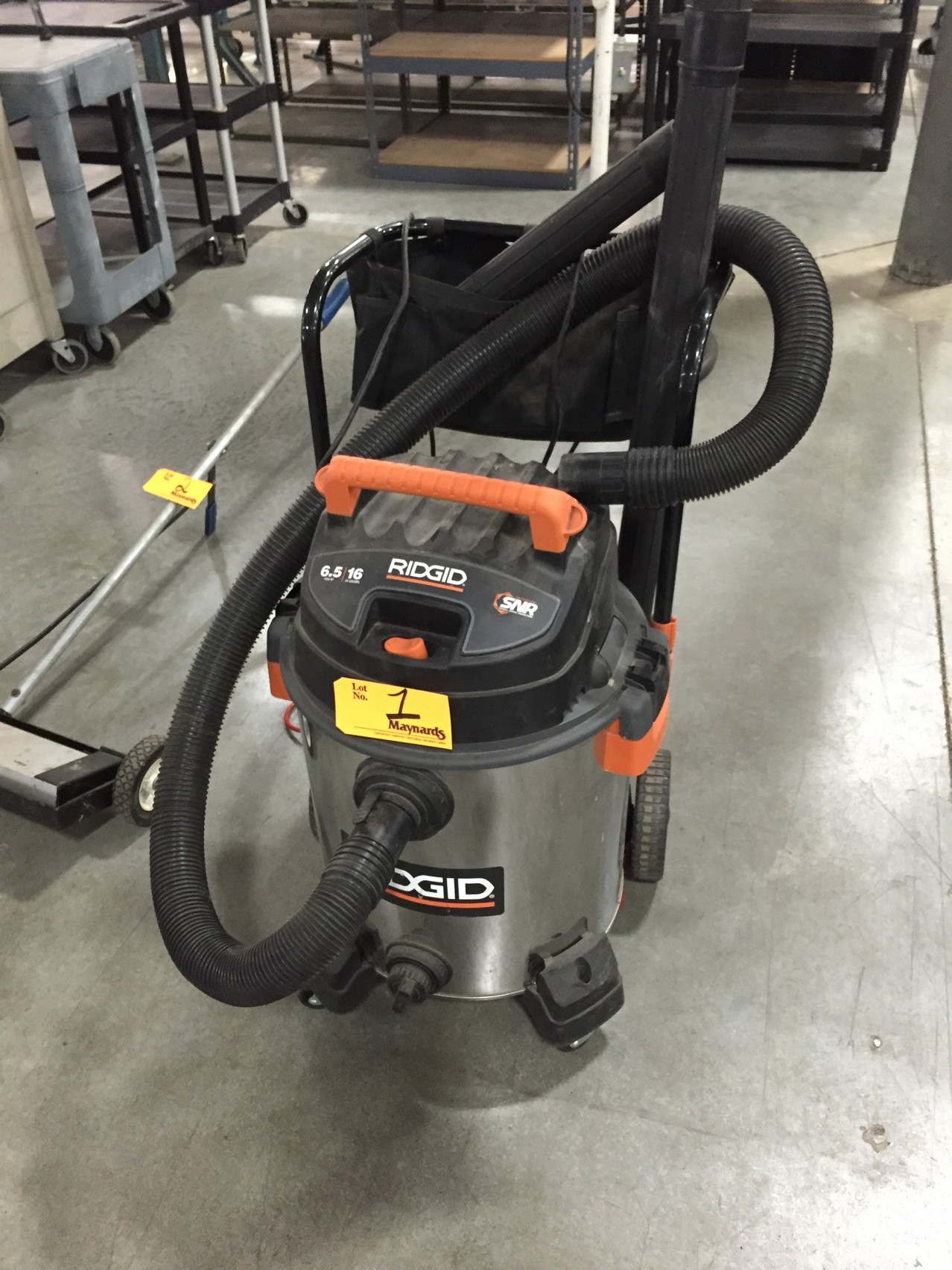 Ridgid Shop Vac 6.5-HP, 16 Gallon Capacity