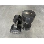 *NO RESERVE* Pair Of Iron Grip 42kg Dumbbells