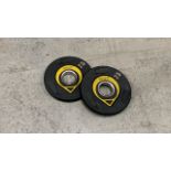 *NO RESERVE* Pair Of Rockit 2.5KG Plates