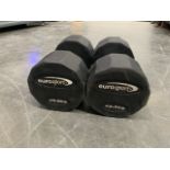 *NO RESERVE* Pair Of 42.5KG Eurosport Dumbbells