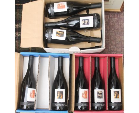 Eleven bottles of vintage wine, TWO HANDS 2001 Bad Impersonator Shiraz x3, TWO HANDS 2002 Brave Faces Shiraz/Grenache x4 and 