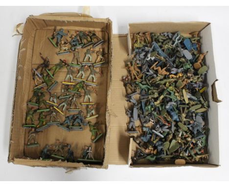 Group of Britains Deetail and other toy soldiers.